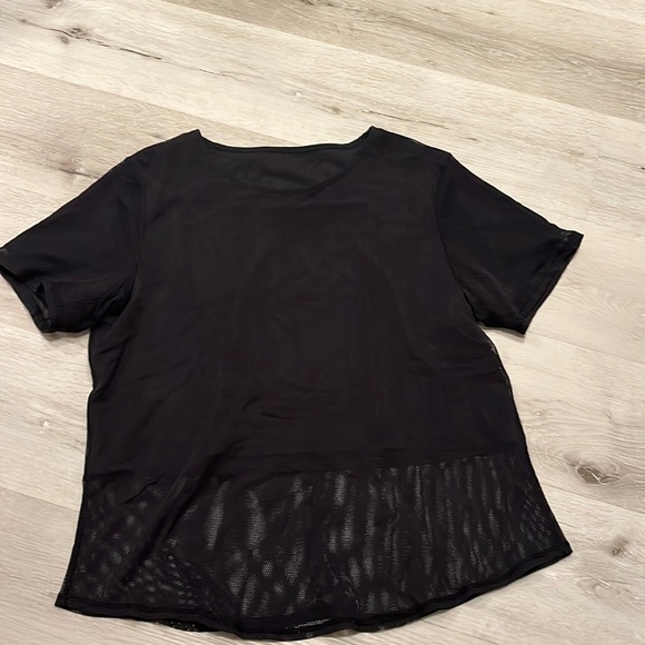lululemon athletica Tops - Lululemon mesh/ sheer crop top